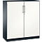 Vleugeldeurkast ASISTO C 3000, 3 ordnerhoogten, B 1200 mm, antraciet/wit