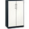 Vleugeldeurkast ASISTO C 3000, 3 ordnerhoogten, B 800 mm, antraciet/wit