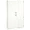 Vleugeldeurkast ASISTO C 3000, 5 ordnerhoogten, B 1200 mm, wit/wit