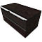 Vleugeldeurkast QUANDOS BOX, 1 ordnerhoogte, B 800 x D 440 x H 374 mm, moeraseik