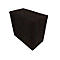 Vleugeldeurkast SOLUS PLAY, 2 ordnerhoogten, zonder handgreep, B 800 x D 440 x H 748 mm, moeraseik