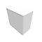 Vleugeldeurkast SOLUS PLAY, 2 ordnerhoogten, zonder handgreep, B 800 x D 440 x H 748 mm, wit