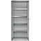 Vleugeldeurkast - staal - B 800 x D 400 x H 1935 mm - 5 HC - 4 legborden - afsluitbaar - lichtgrijs RAL 7035 - ons merk Schäfer Shop Pure
