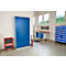 Vleugeldeurkast - staal - B 916 x D 422 x H 1950 mm - 5 OH - 4 legborden - afsluitbaar - lichtgrijs RAL 7035/gentiaanblauw RAL 5010