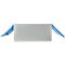 Vleugeldeurkast - staal - B 916 x D 422 x H 1950 mm - 5 OH - 4 legborden - afsluitbaar - lichtgrijs RAL 7035