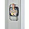 Vleugeldeurkast - staal - B 916 x D 422 x H 1950 mm - 5 OH - 4 legborden - afsluitbaar - lichtgrijs RAL 7035