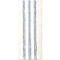 Vloermopdoek Sprintus Premium, microvezel/haar, met flappen, B 400 mm, 5 stuks, wit/blauw