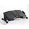 Voetensteun Twin Professional, 3-traps in hoogte verstelbaar, antislip coating & massagegroeven, staal/kunststof