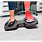 Voetsteun UPDOWN - ergonomisch - kantelbaar - zwart