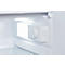 Vollraumkühlschrank exquisit KS16-4-E-040E, 100 W, 109 l, 40 dB, 2 Fächer/1 Kühlfach/1 Frischefach/3 Türfächer, B 550 x T 570 x H 855 mm, weiß