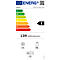 Vollraumkühlschrank exquisit KS16-4-E-040E, 100 W, 109 l, 40 dB, 2 Fächer/1 Kühlfach/1 Frischefach/3 Türfächer, B 550 x T 570 x H 855 mm, weiß