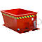Volquete de virutas SGU-RZ30, para trenes logísticos, estanco a aceite y agua, 300 l, rojo RAL 3000