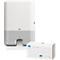 Voordeelset handdoekdispenser TORK® Interfold groot, afsluitbaar, incl. 2100 st. Premium Interfold vouwhanddoekjes