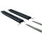 Vorkverlenging voor transportwerktuigen, open uitvoering, L 1600 x B 125 x 45 mm, zwart