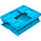 Vouwbak EURO 8622 V1- polypropeen - L 800 x B 600 x H 320 mm - 110 L - 