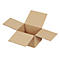 Vouwdozen, 1-wand, fijne fluit, B 125 x D 100 x H 80 mm, bruin, 20 stuks