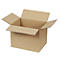 Vouwdozen, 1-wand, fijne fluit, B 200 x D 150 x H 150 mm, bruin, 20 stuks
