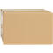 Vouwdozen, 1-wand, fijne fluit, B 215 x D 155 x H 135 mm, bruin, 20 stuks