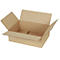 Vouwdozen, 1-wand, fijne fluit, B 300 x D 215 x H 140 mm, bruin, 20 stuks