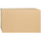 Vouwdozen, 1-wand, fijne fluit, B 350 x D 250 x H 200 mm, bruin, 20 stuks