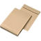 Vouwenveloppen, DIN C4, bruin, zelfklevend, zonder venster, 5 stuks