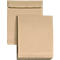 Vouwenveloppen, DIN C4, bruin, zelfklevend, zonder venster, 5 stuks