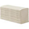 Vouwhanddoekjes, 2-laags, zigzag, naturel, 250 x 230 mm, 3750 vellen (15 x 250 st)
