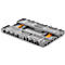 Vouwkrat, recyclebaar & stapelbaar, draagvermogen 20 kg, 600 x 400 x 170 mm, grijs