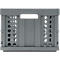 Vouwkrat voor inklapbare trolley CLAX, 46 l, grijs/zwart
