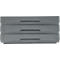 Vouwkrat voor inklapbare trolley CLAX, 46 l, grijs/zwart