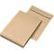 Vouwzakken, DIN B4, bruin, zelfklevend, zonder venster, 5 stuks