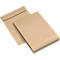 Vouwzakken, DIN B4, bruin, zelfklevend, zonder venster, 5 stuks