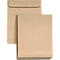 Vouwzakken, DIN B4, bruin, zelfklevend, zonder venster, 5 stuks