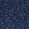 Close-up van een blauw tapijt met een ongelijke, donzige textuur.