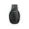 Casque Blueparrott noir avec logos et commandes sur fond blanc.