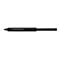 Schwarzer Wacom-Stift, Blick von oben. Stift mit spitzen Ende, Wacom-Logo.
