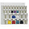 Wand-Kleinteilelager MultiStore, 30 Lagerboxen, Volumen 5,2 l, B 600 x T 108 x H 410 mm, Holzplatte &amp; Polystyrol