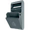 Wandasbak-afval-combinatie van gegalvaniseerd staal, L 300 x B 140 x H 670 m, antraciet