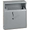 Wandasbak - B 232 x D 62 x H 285 mm - zilvergrijs