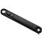 Wandclip für Gurtpfosten ALLROUNDLINE, verschraubbar, B 16 x T 8 x H 100 mm, schwarz