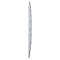 Wandfolderhouder, B 310 x D 100 x H 1020 mm, voor alle formaten, blank aluminium, metaal