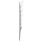 Wandfolderhouder, B 310 x D 100 x H 1020 mm, voor alle formaten, blank aluminium, metaal