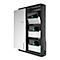 Wandlaadkast ergotron® Zip12, tot 12 apparaten, compatibel met veel notebooks en Chromebooks tot 12', 3 compartimenten, B 669 x D 115 x H 905 mm