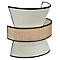Wandleuchte Gatsby, Samt/Rattan, weiß, B 300 x T 300 x H 150 mm, 2 x E27, meet by paperflow