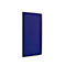 Wandpaneele m. Alurahmen, B 600 x T 1200 x H 60 mm, glatte Oberfläche, dunkelblau