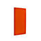 Wandpaneele m. Magnetbefestigung, B 604 x T 1204 x H 47 mm, glatte Oberfläche, orange