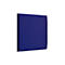 Wandpaneele m. Magnetbefestigung, B 604 x T 604 x H 47 mm, glatte Oberfläche, dunkelblau