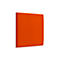Wandpaneele m. Magnetbefestigung, B 604 x T 604 x H 47 mm, glatte Oberfläche, orange