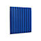Wandpaneele m. Magnetbefestigung, B 604 x T 604 x H 47 mm, versch. Stripes-Design, azurblau
