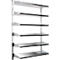 Wandregal 6VK Schäfer Shop Select, 6 Böden, ohne Sichtlagerkästen, L 1000 x B 640 x T 220 mm